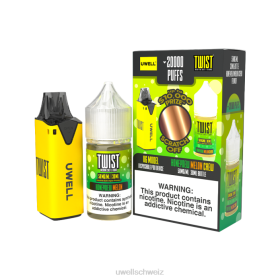 Buy Uwell Vape - UWELL V6 Einweggerät + Daddy's Vapor 30 ml Saft – Kollaborationspaket clr: gelb/flv: Honigmelonen-Kaubonbon 50 mg N02L217