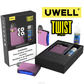 Uwell E-Zigarette Kaufen - UWELL CALIBURN AK3 Kit + A3S 0,8 Ohm Pods (x2) + Daddy's Vapor 10 ml Salze 50 mg crl: pink/flv: beerige Limonade N02L246