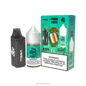 Uwell E-Zigarette Kaufen - UWELL V6 Einweggerät + Daddy's Vapor 30 ml Saft – Kollaborationspaket clr: schwarz/flv: serenity 50 mg N02L222