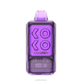 Uwell Online Shop - UWELL CALIBURN Bar S12000 Einweg-Vaporizer Traubeneis N02L285