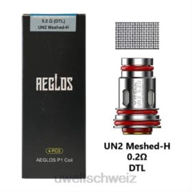 Uwell Vape Kaufen - UWELL AEGLOS Spulen | 4er-Pack p1 un2 vermascht-h 0,2 Ohm N02L271