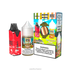 Uwell Vape Kaufen - UWELL V6 Einweggerät + Daddy's Vapor 30 ml Saft – Kollaborationspaket clr: rot/flv: Feijoa-Ananas-Guave 48 mg N02L207
