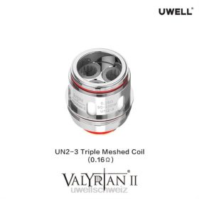 Uwell Vape Kaufen - UWELL VALYRIAN 2 Ersatzspulen (2er-Pack) un2-3 Triple Mesh 0,16 Ohm N02L30