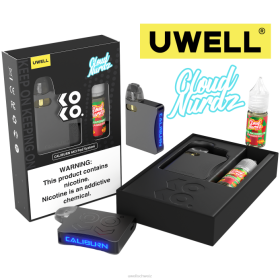 Uwell Vape Preis - UWELL CALIBURN AK3 Kit + A3S 0,8 Ohm Pods (x2) + Daddy's Vapor 10 ml Salze 50 mg crl: grey/flv: saure Wassermelone-Erdbeere 50 mg N02L240