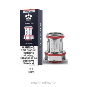 Uwell Vape Preis - UWELL CROWN 4 Ersatzspulen (4er-Pack) Doppelspule 0,4 Ohm N02L183